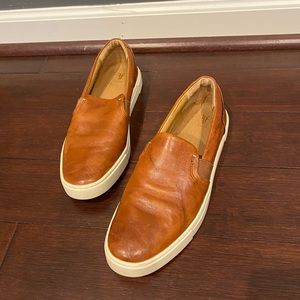 FRYE Ivy slip on, leather, Cognac
